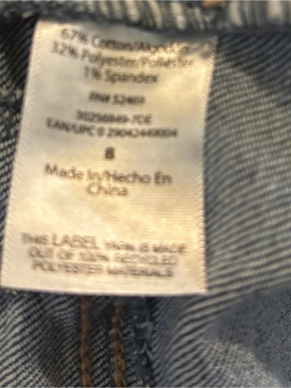 NWT Size 8 Sofia Jeans by Sofia Vergara Wide Leg Cargo Jeans Medium Wash Belted - Picture 7 of 12